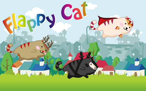 史上最牛猫跳转飞行 Hardest Flappy Cat 史上最牛猫跳转飞行 Hardest Flappy Cat