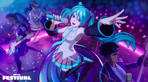 《堡垒之夜》联动初音未来开启！