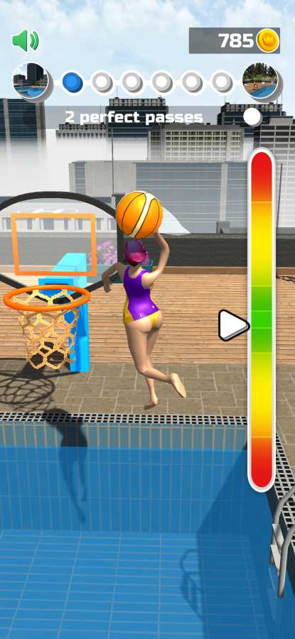 泳池灌篮安卓版游戏（Wet Hoops）图片1