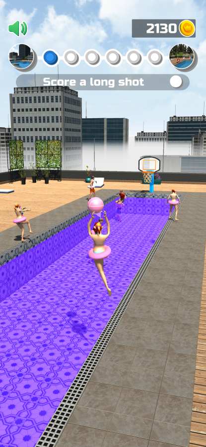 泳池灌篮安卓版游戏（Wet Hoops）图片2